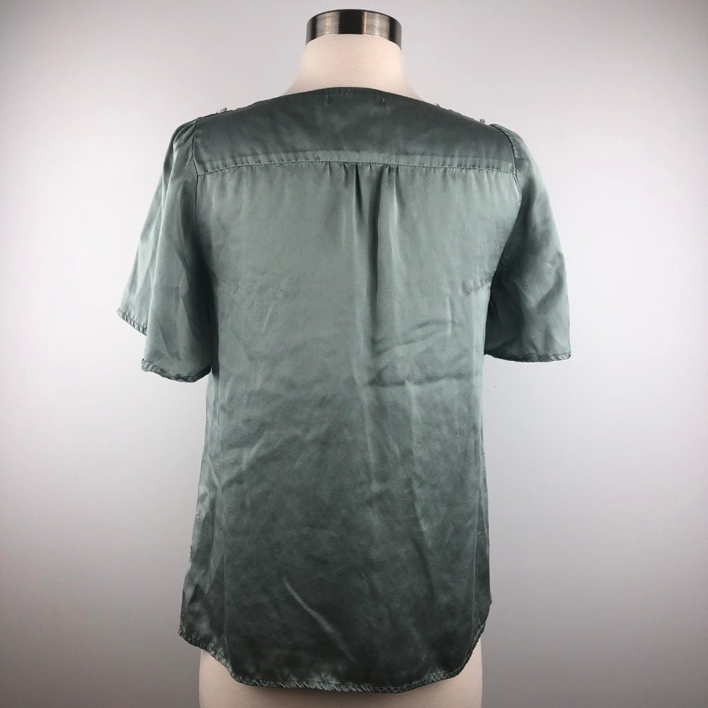 Lala Ribbon Strands Silk Blouse Top Small - Picture 4 of 9